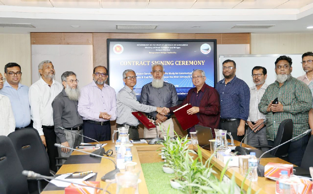 BBA signs contract for 2nd Jamuna and Padma bridge feasibility study