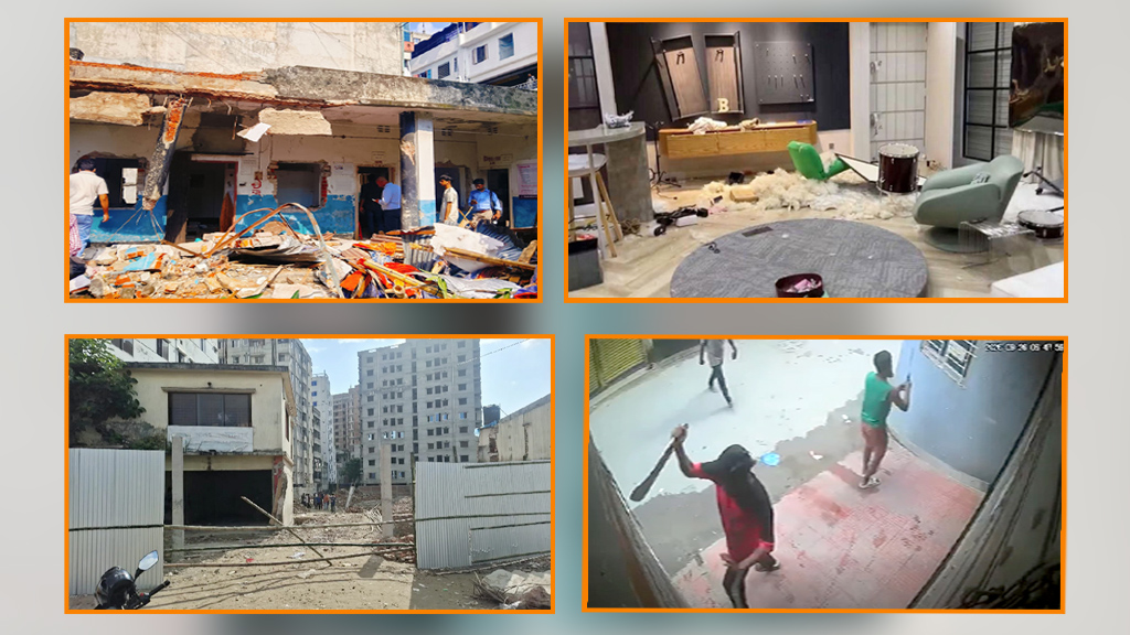 4 attacks-vandalism and alleged land grabs reported across Dhaka in 3 days