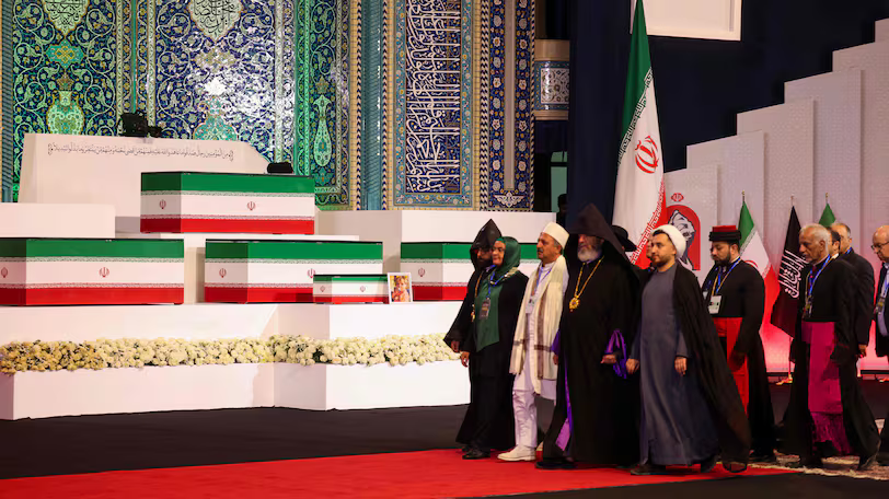 Ayatollah Ali Khamenei's Coffin Displayed as Iran Begins Week-Long State Funeral