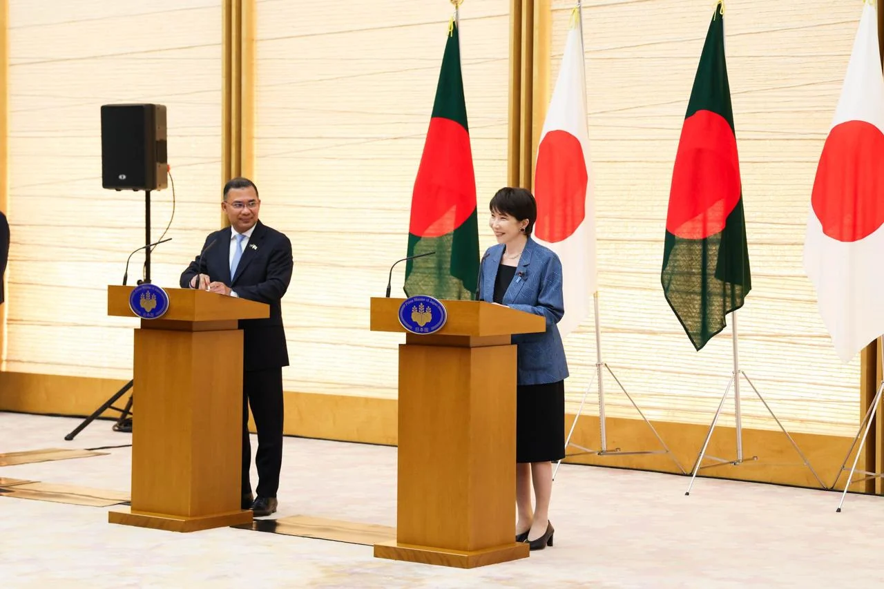 Takaichi praises PM Tarique Rahman’s commitment to democratic values