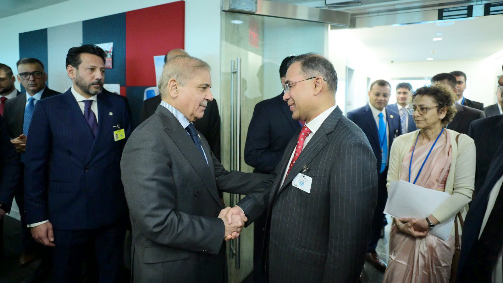 First Meeting Between PM Tarique Rahman and Shehbaz Sharif in New York