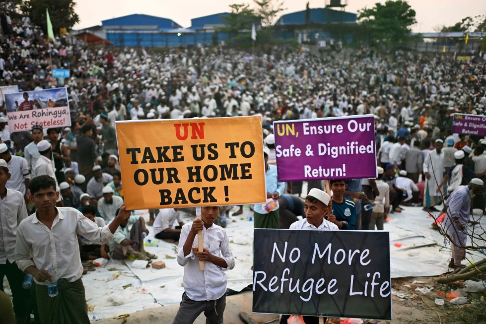 Myanmar says it will repatriate 300,000 Rohingya from Bangladesh if security improves